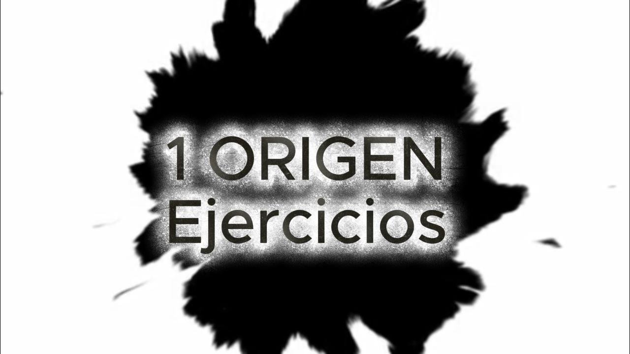Portada de S.1 ORIGEN  Ejercicios